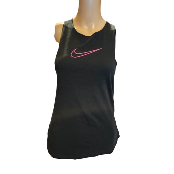 Nike Black crissross back tank top - Picture 1 of 3